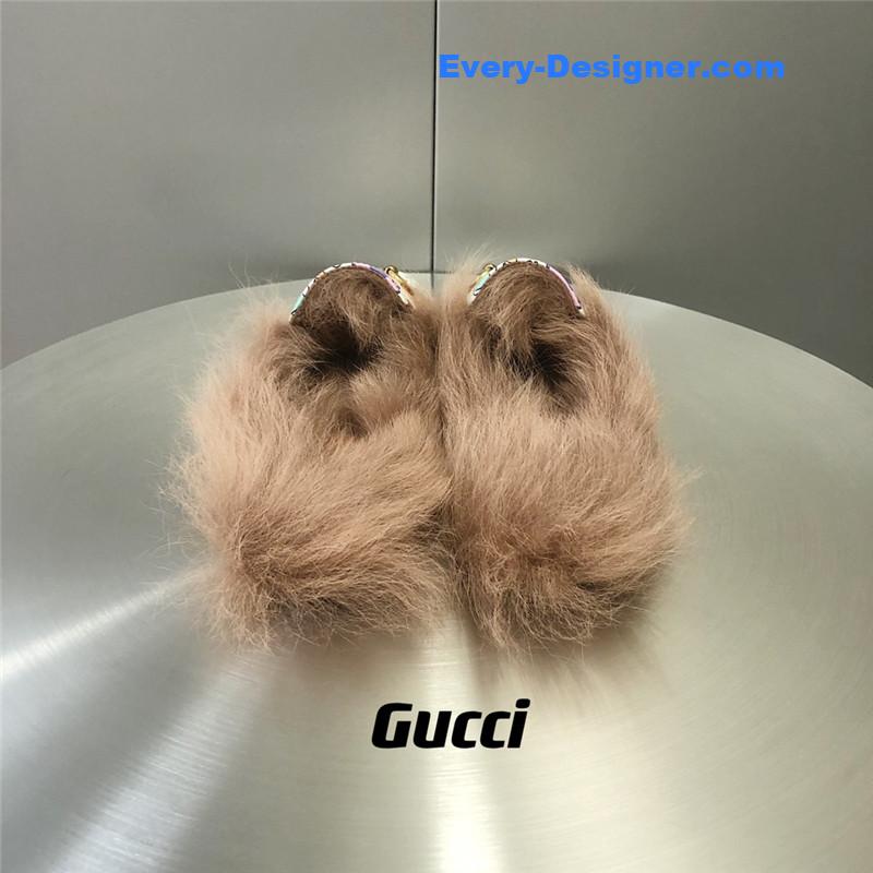 Gvc*1 fur slippers