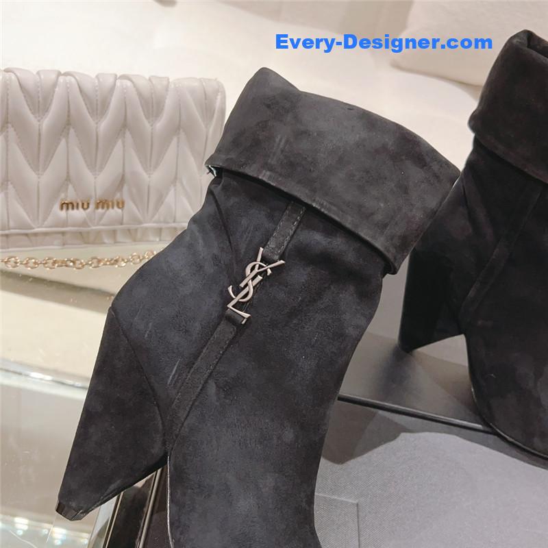 Y51 side pull boots ankle boots