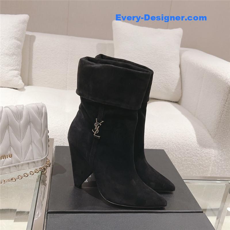 Y51 side pull boots ankle boots