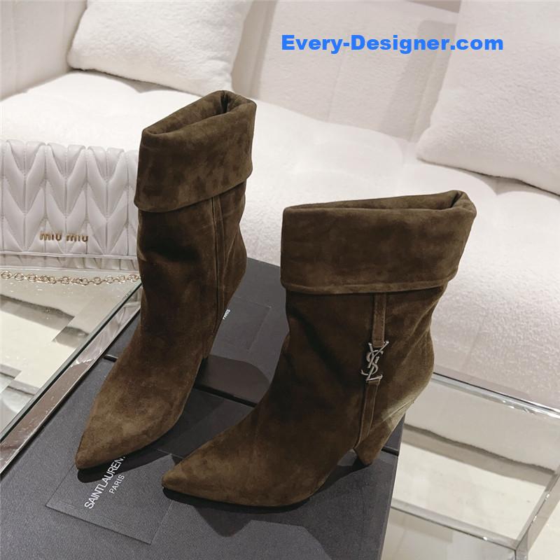 Y51 side pull boots ankle boots