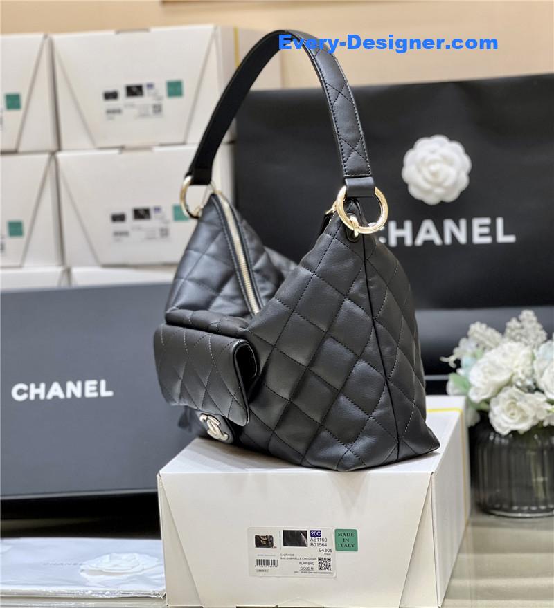 Ch**el wavy cc small hobo bag