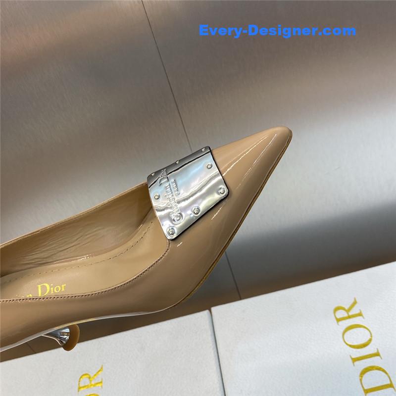 dior CD letter logo high heel sandals