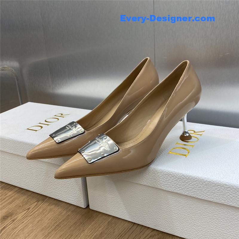 dior CD letter logo high heel sandals