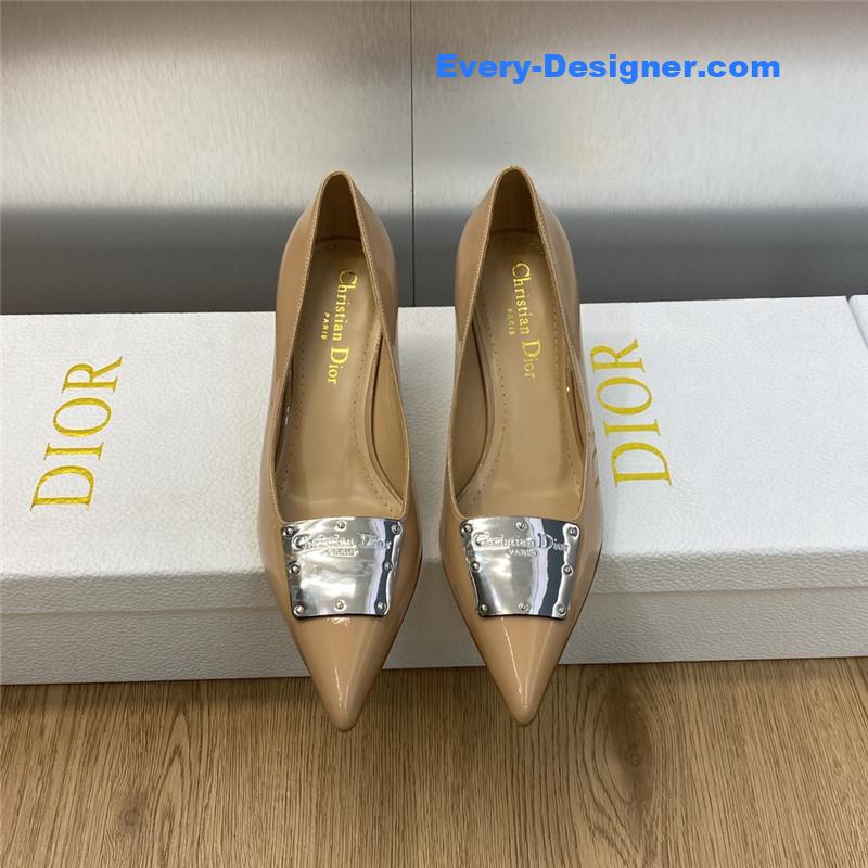 dior CD letter logo high heel sandals