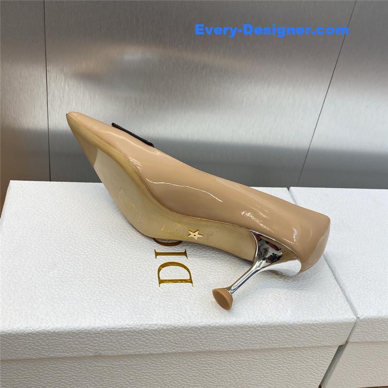 dior CD letter logo high heel sandals