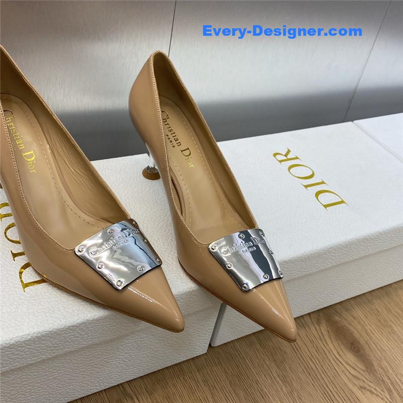 dior CD letter logo high heel sandals