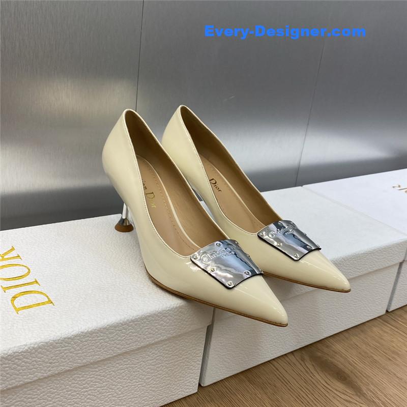 dior CD letter logo high heel sandals