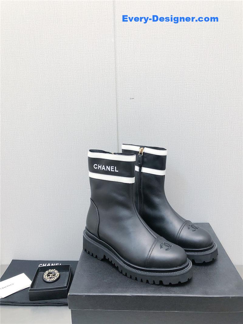 CC classic c embroidery ankle boots