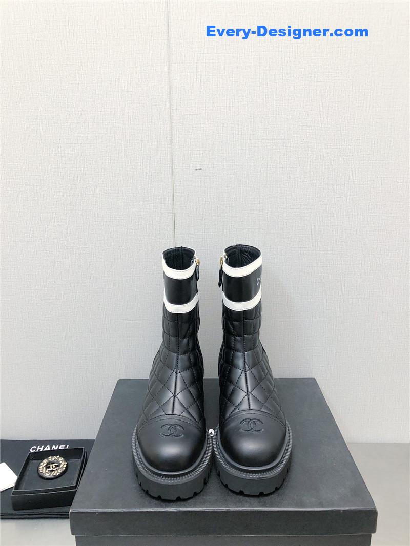 CC classic c embroidery ankle boots