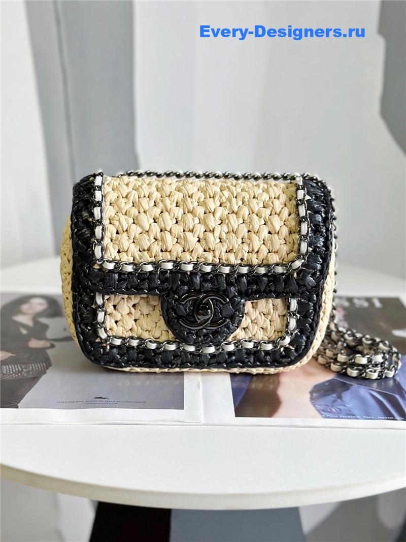 Chanel handwoven CF bag