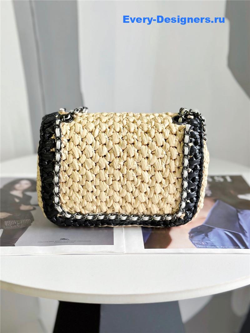 Ch**el handwoven cf bag