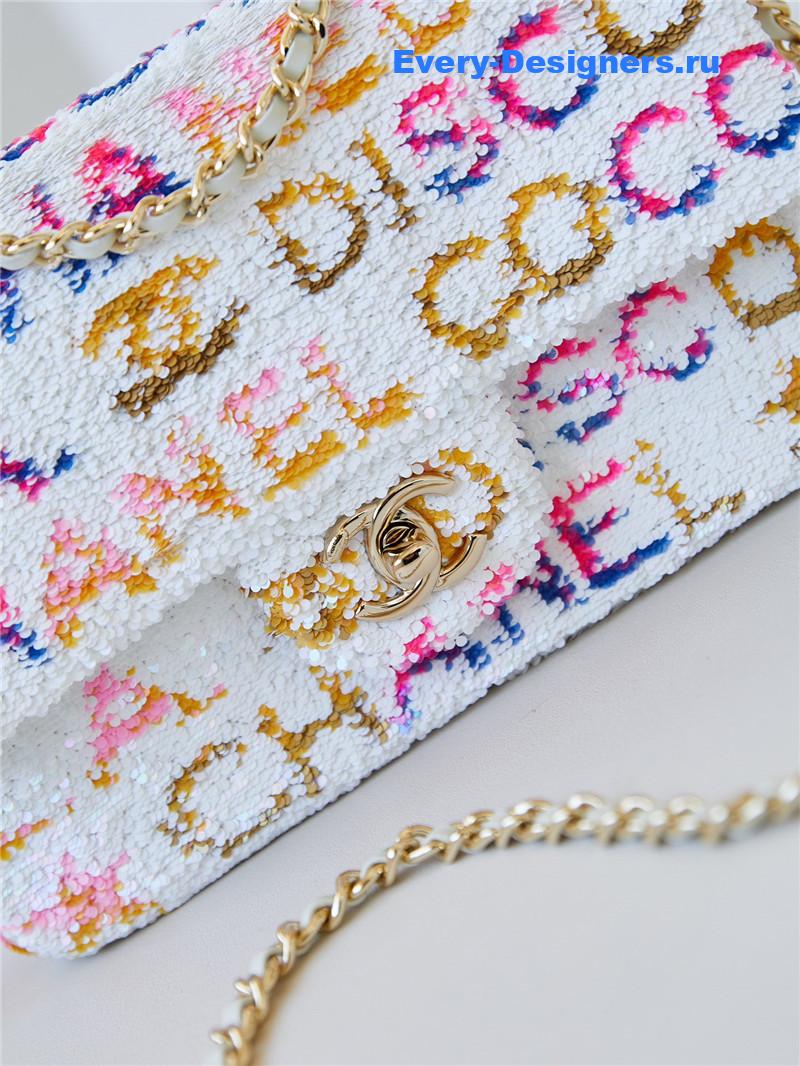 Ch**el sequin cf coco bag