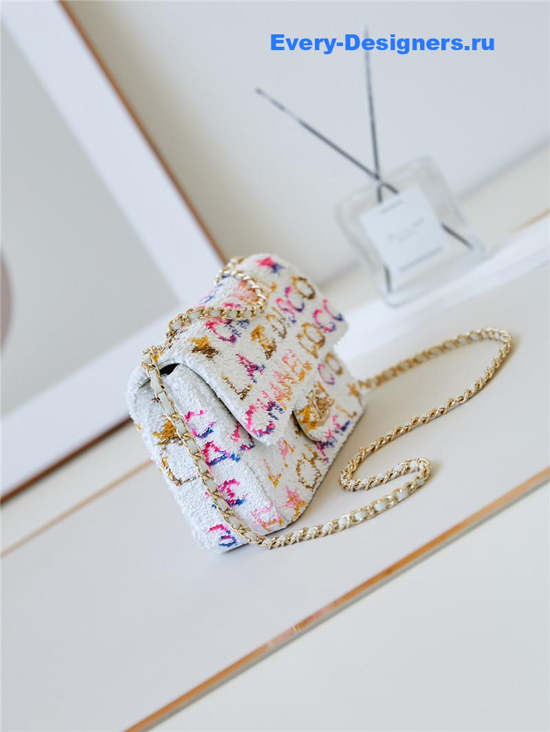 Ch**el sequin cf coco bag