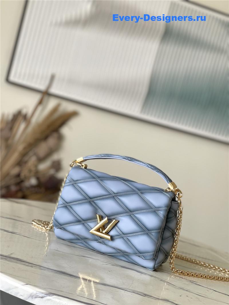 Louis Vuitton LV go-14 malletage leather bag