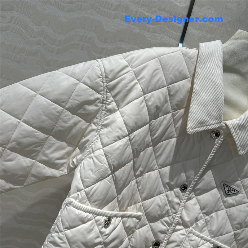 pra*a D1am0nd quilted jacket