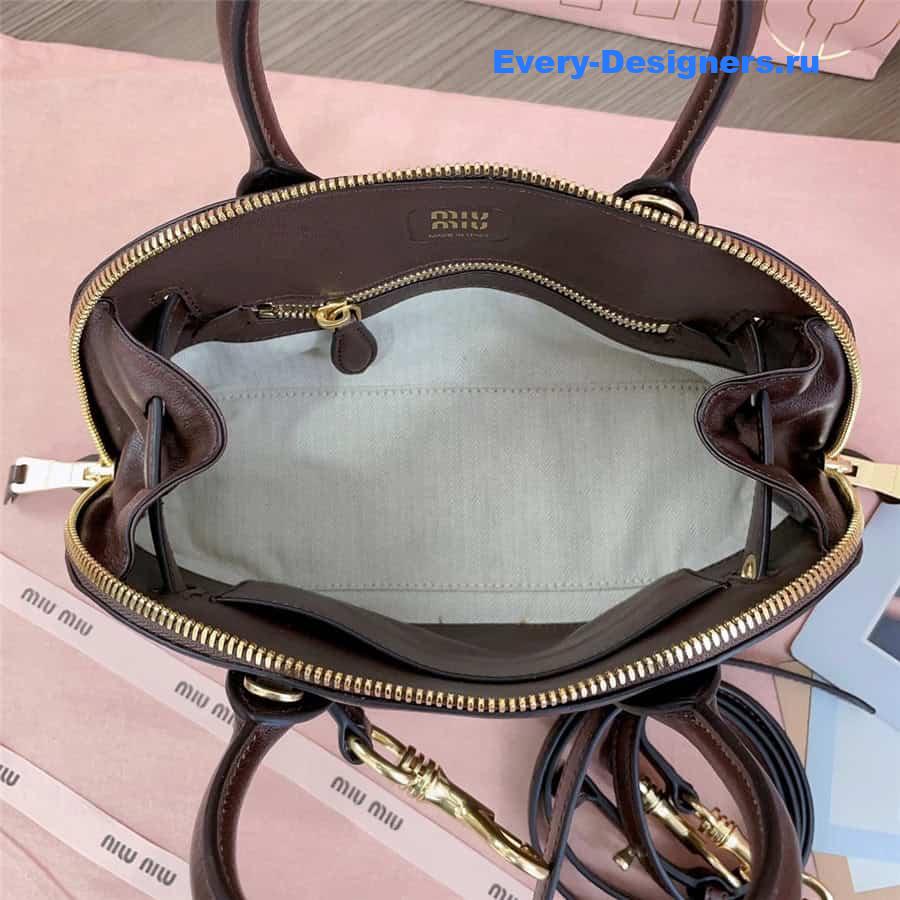 Miu Miu Aventure Nappa Leather Bag