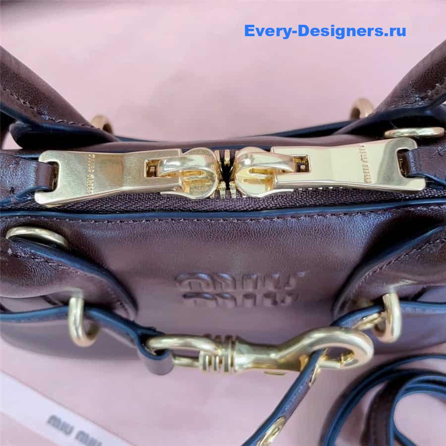 Miu Miu Aventure Nappa Leather Bag