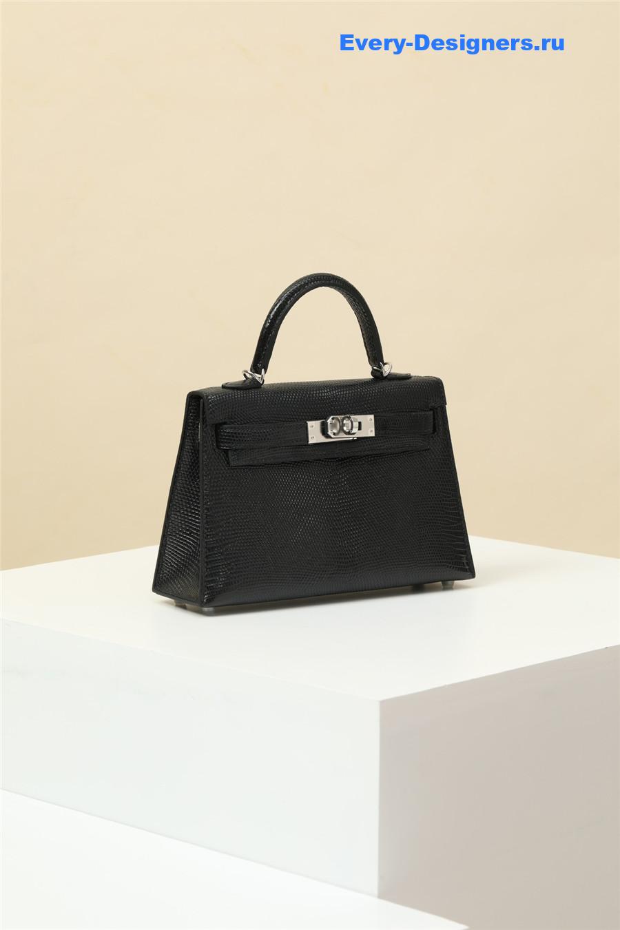 H**me5 lizard mini kelly 19 black