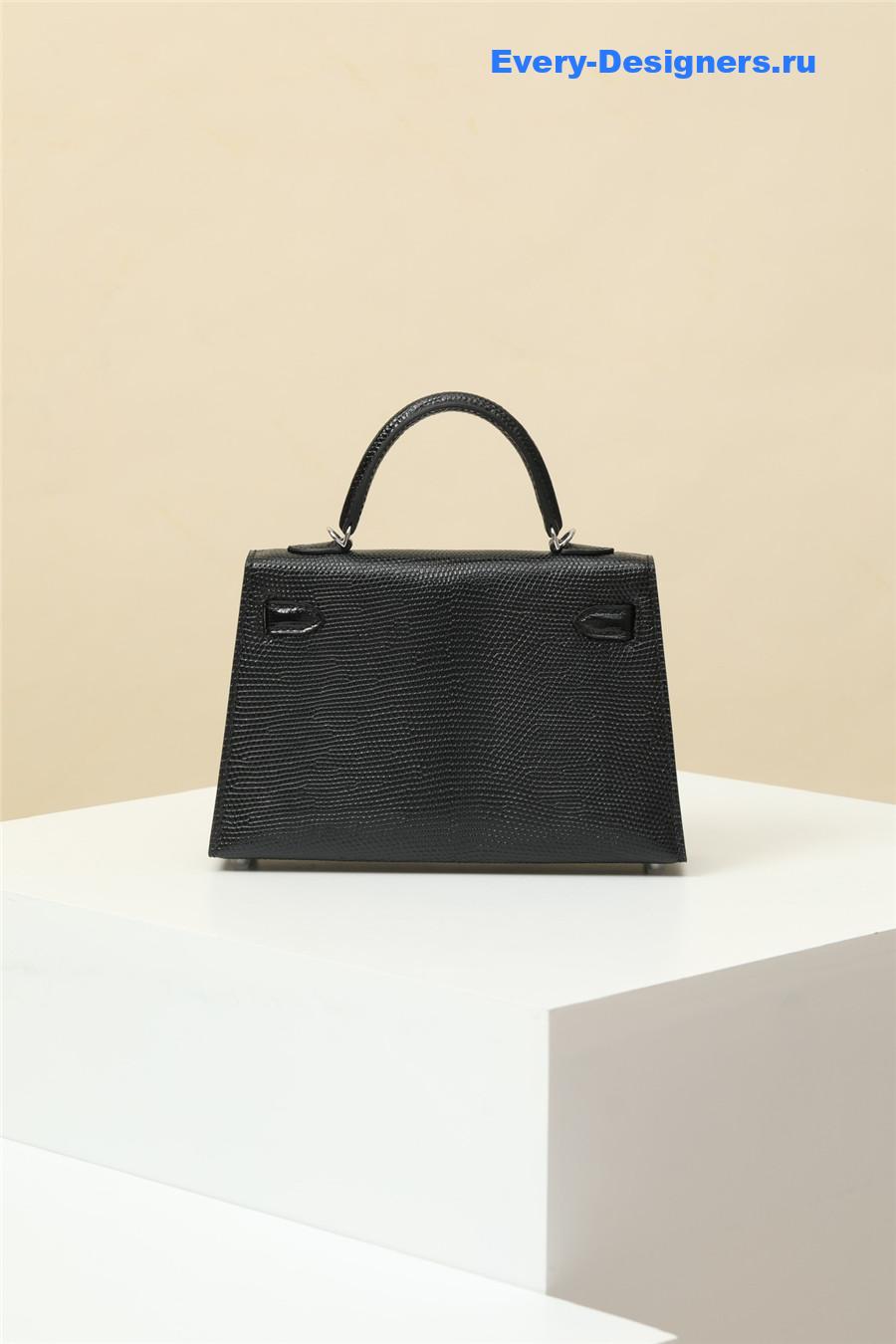 H**me5 lizard mini kelly 19 black