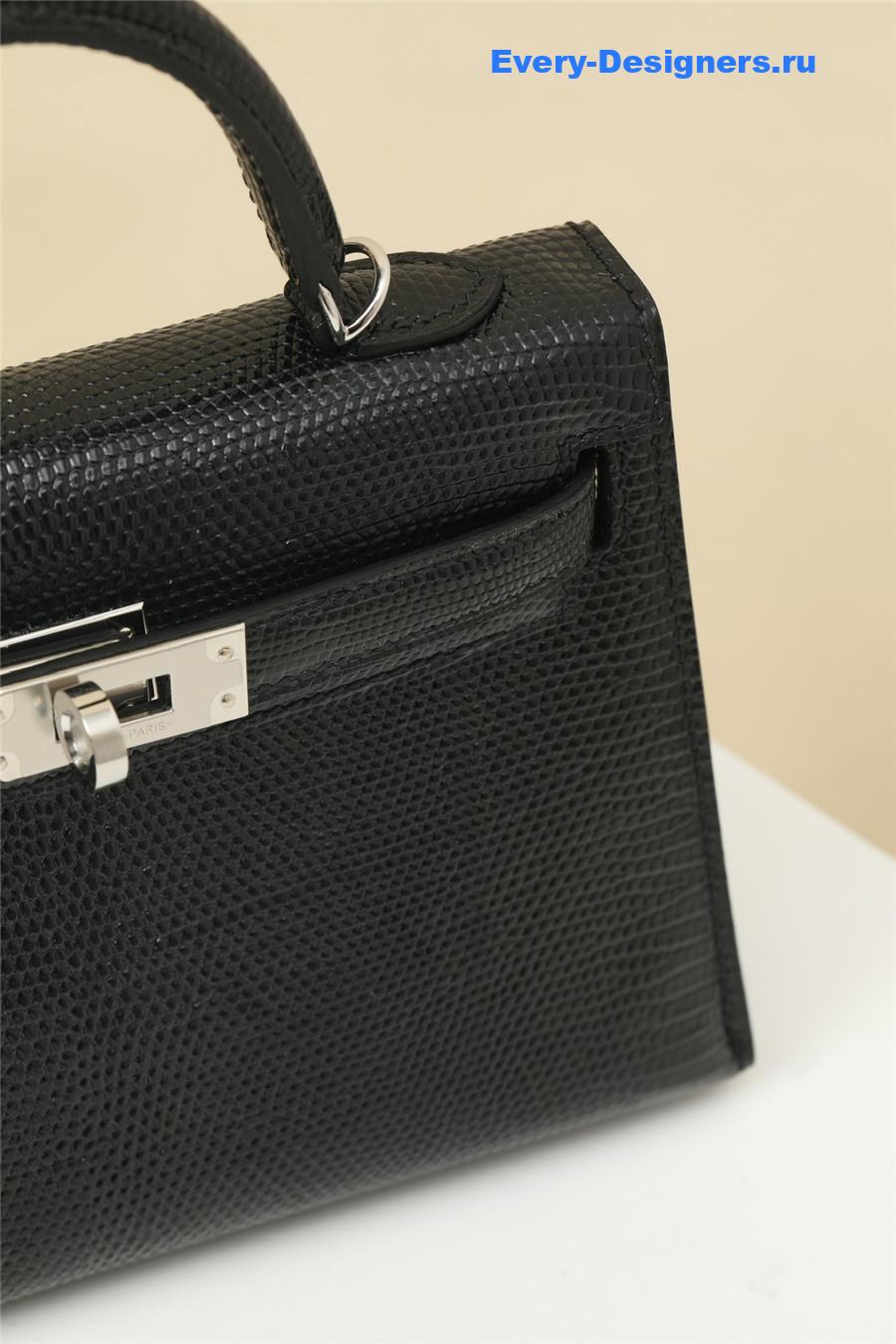 H**me5 lizard mini kelly 19 black