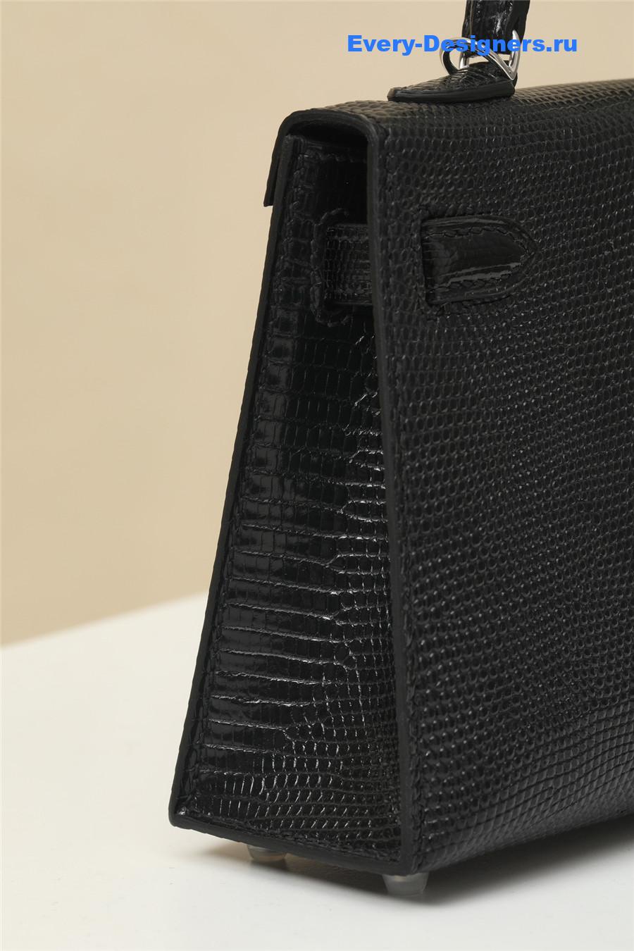 H**me5 lizard mini kelly 19 black