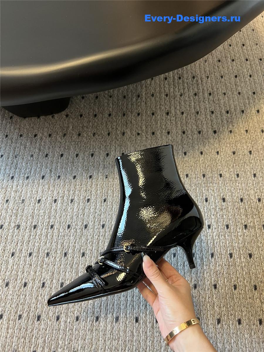 Miu Miu High Heel Pointed Toe Ankle Boots