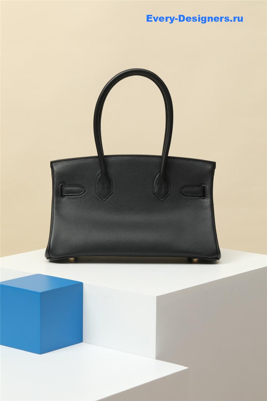 H**me5 shoulder birkin bag black