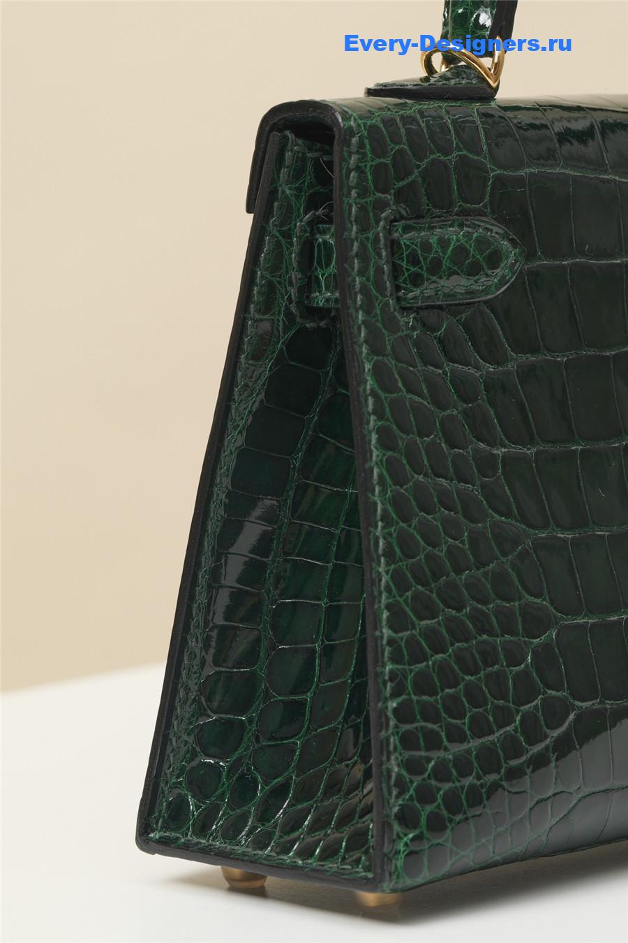 H**me5 alligator mini kelly 19 green