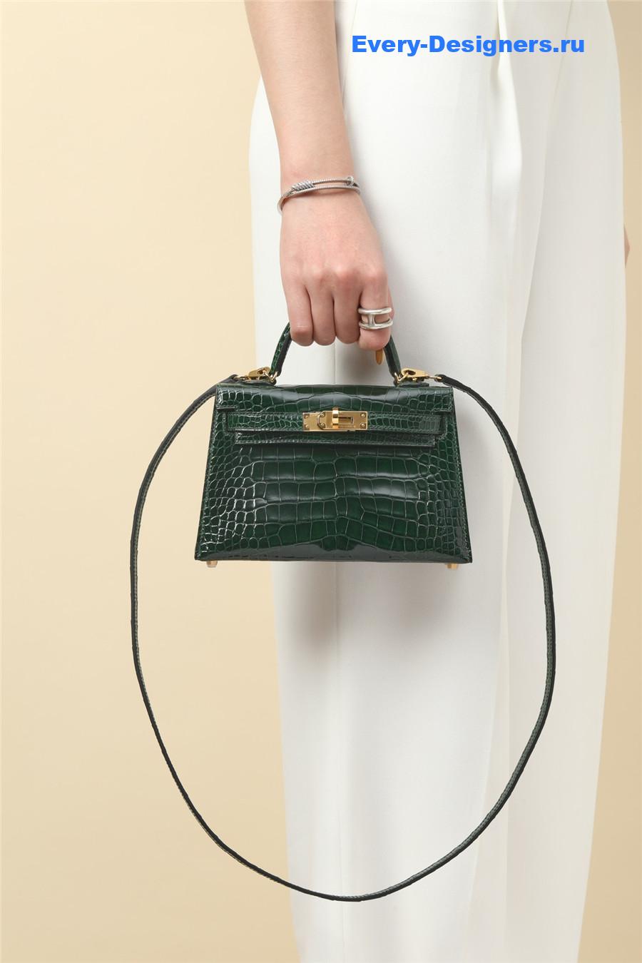 H**me5 alligator mini kelly 19 green