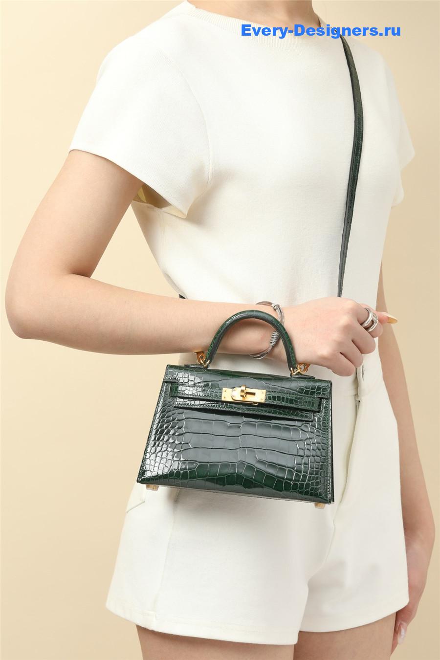 H**me5 alligator mini kelly 19 green