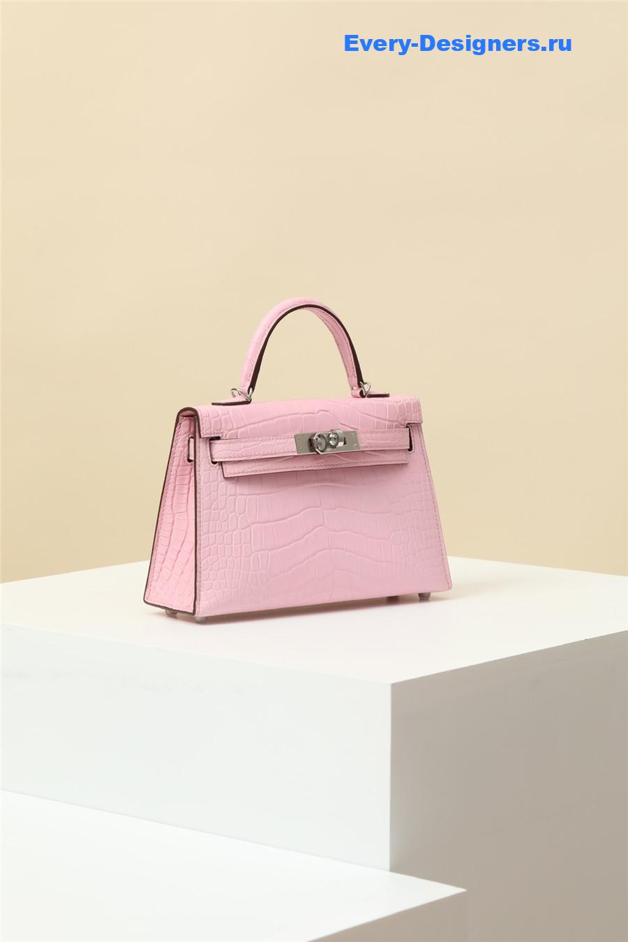 H**me5 alligator mini kelly 19 pink