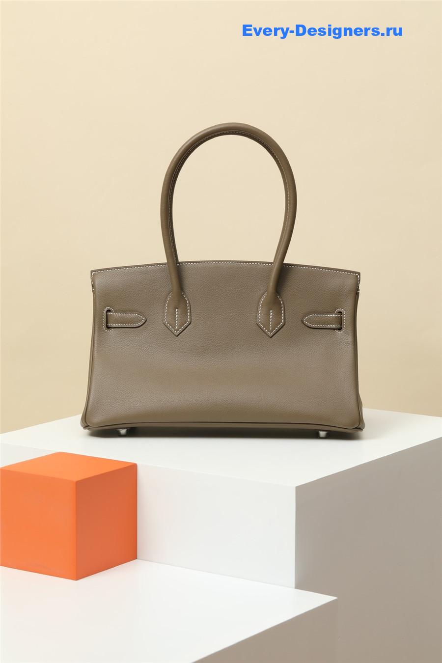 H**me5 shoulder birkin bag gray