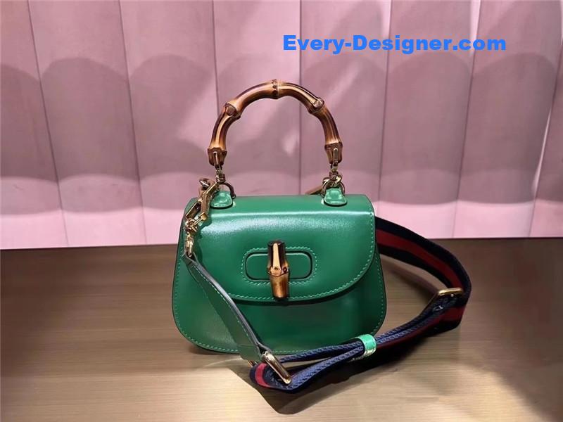 Gvc*1 mini top handle bag with bamboo