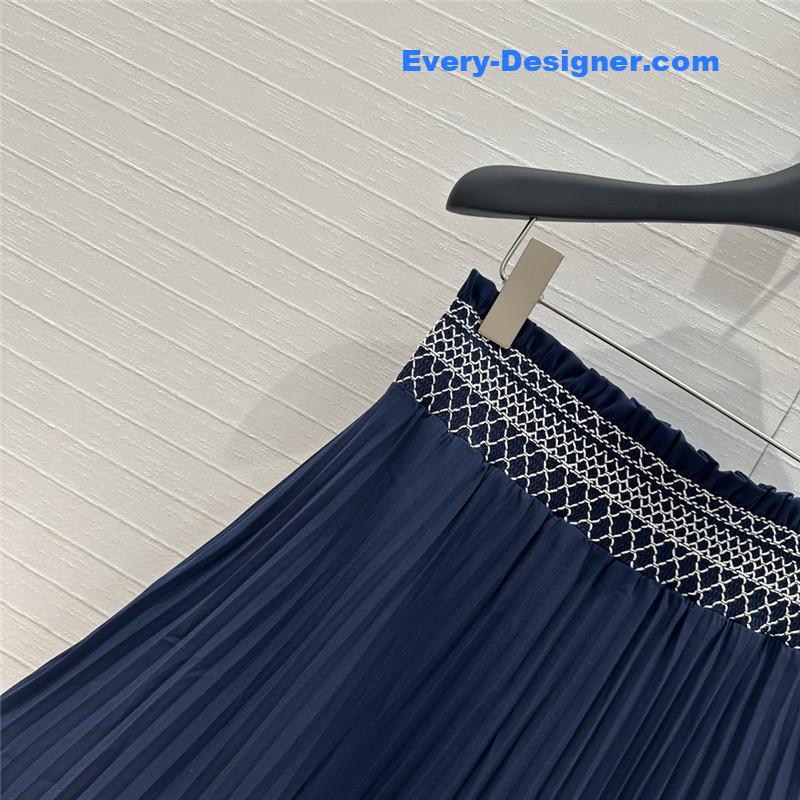 l0vis Vvtt0n lv layered pleated half skirt