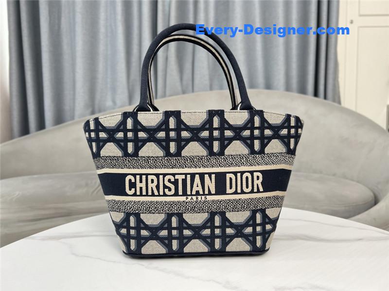 Dior book tote vegetable basket shopping bag