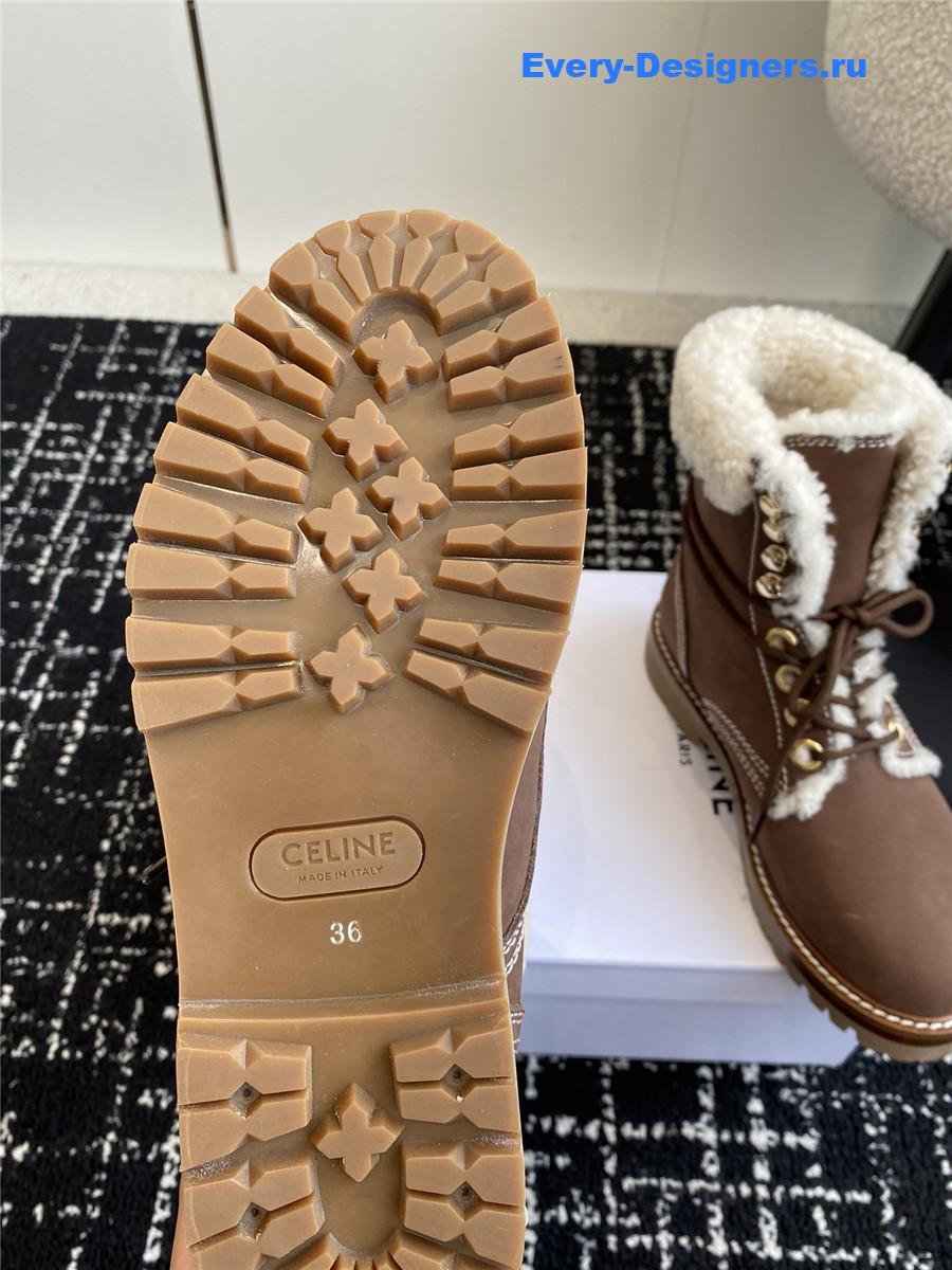 Ce1i*e winter platform wool boots