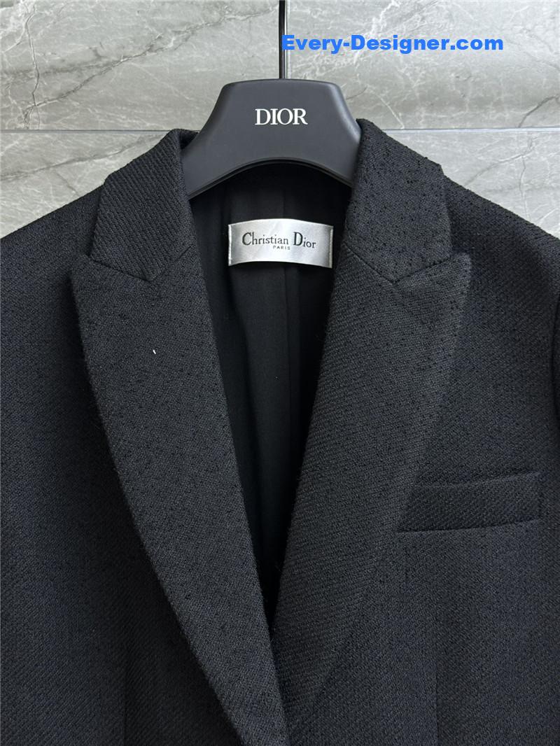 D10r lapel single-breasted suit jacket
