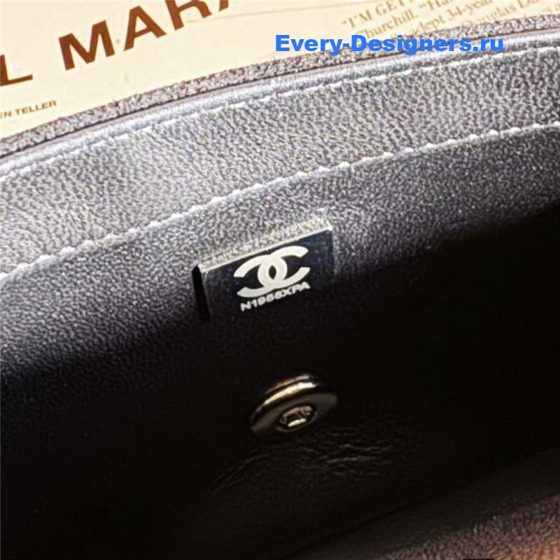 Chanel pearl cf rhinestone flap bag