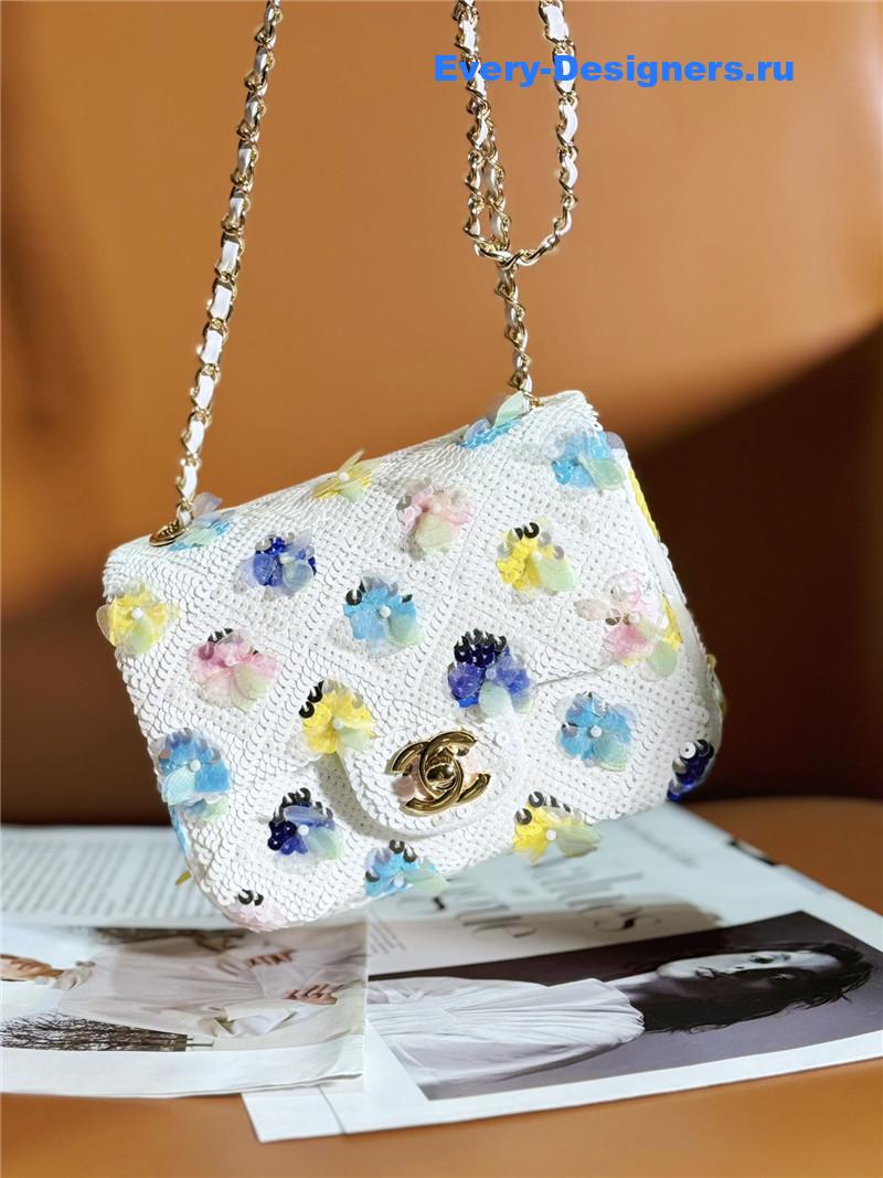 Ch**el limited sequin bag cf bag