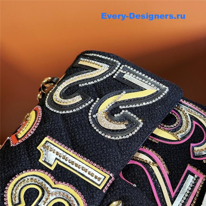 Ch**el limited edition woolen cf bag