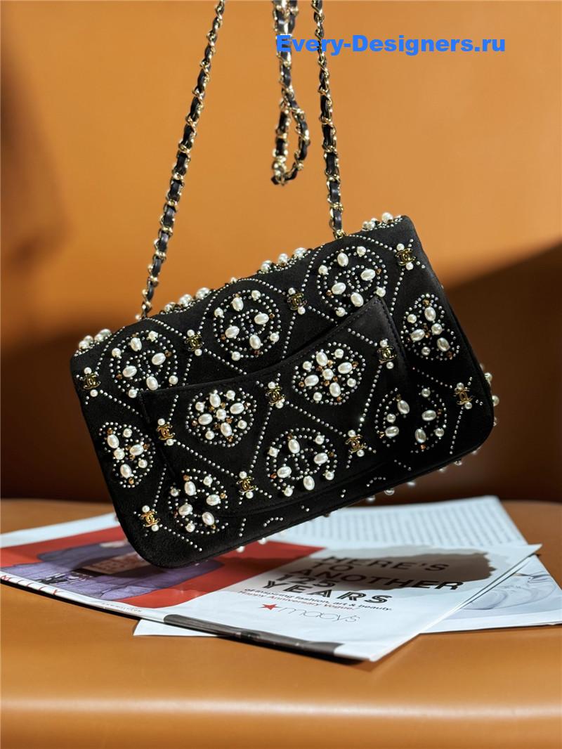 Ch**el cf new pearl flap bag