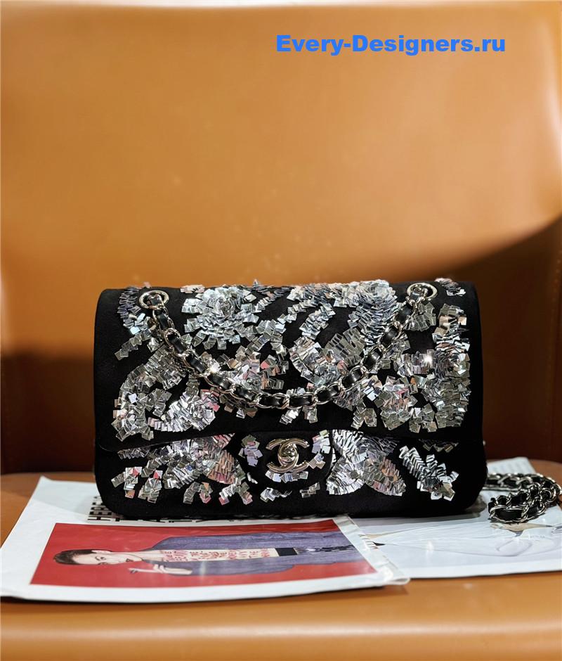 Chanel sequin flap bag