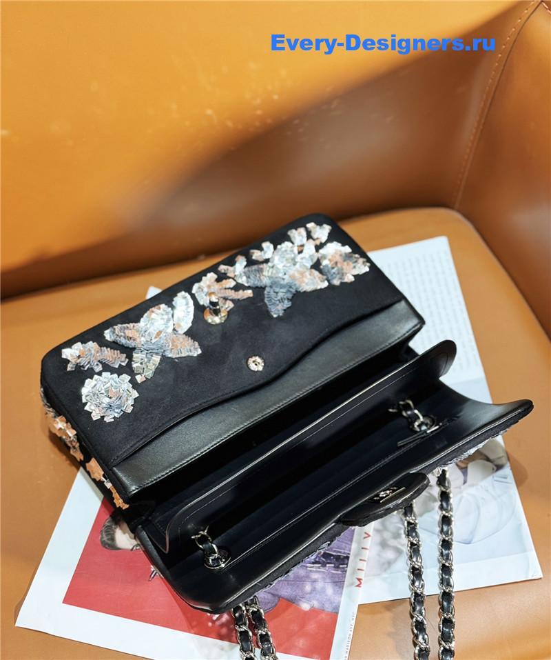 Ch**el sequin flap bag