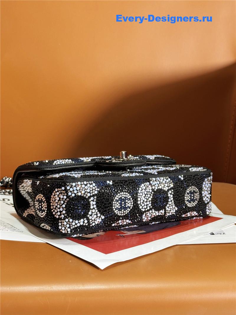 Ch**el limited edition camellia cf bag small