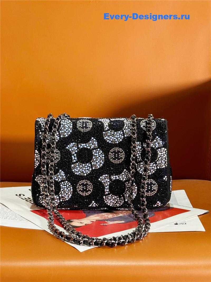 Ch**el limited edition camellia cf bag small