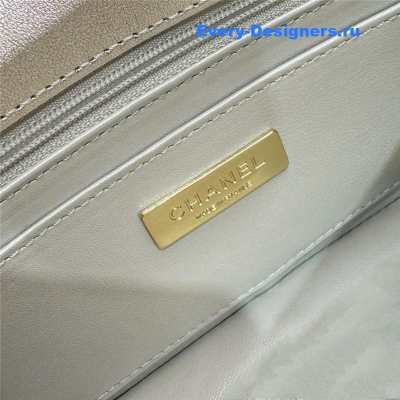 Ch**el patent leather cf star bag