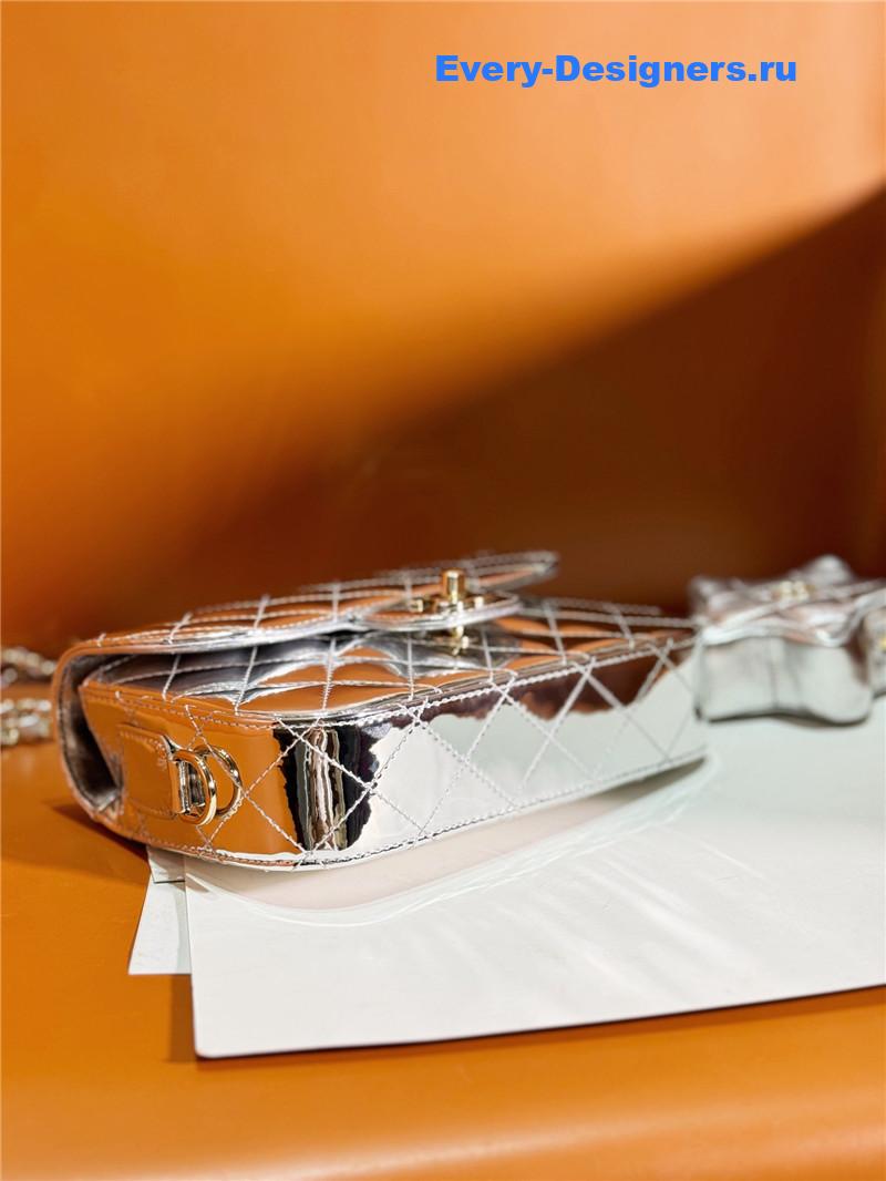 Ch**el patent leather cf star bag