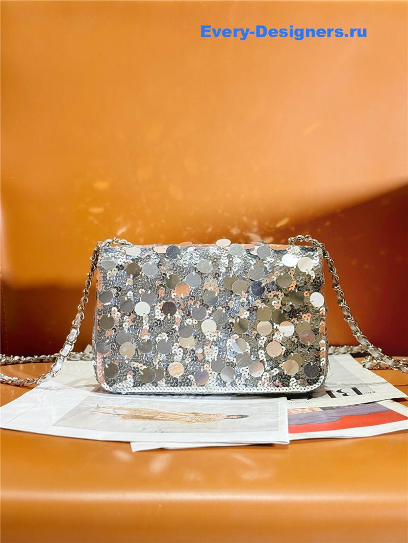 Ch**el cf sequin bag