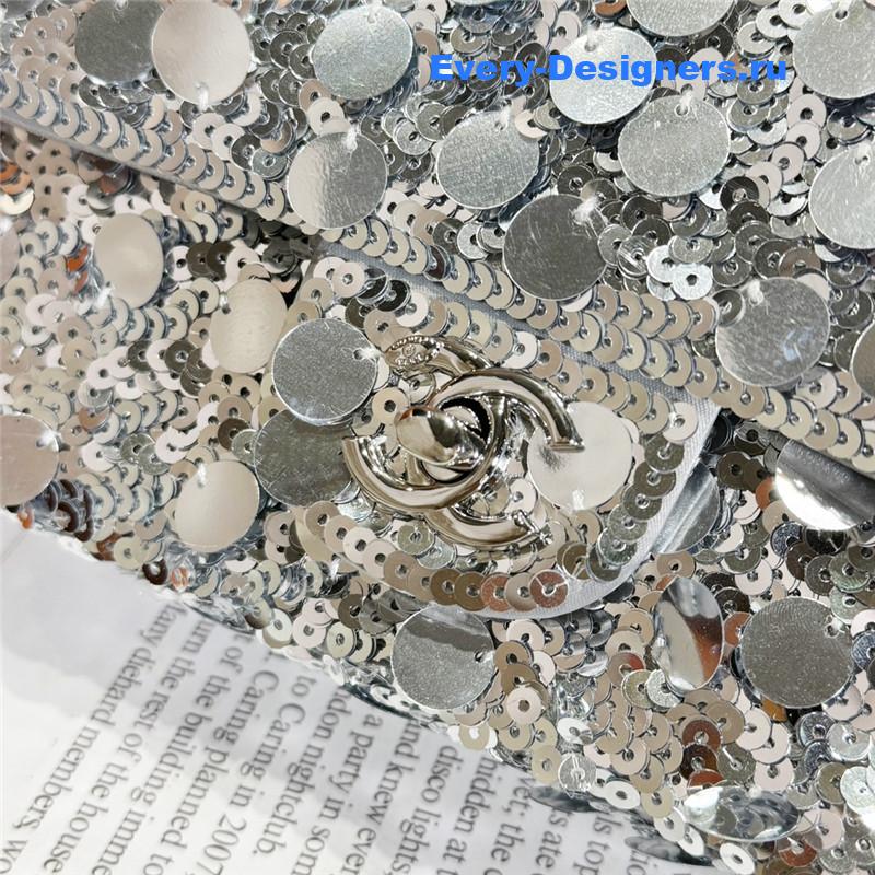 Ch**el cf sequin bag