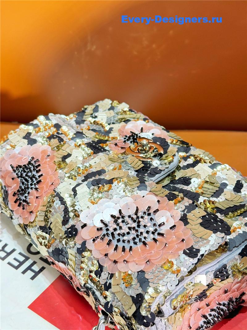 Ch**el limited edition cf sequin bag